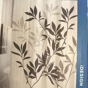 SOLD New in Package Shower Curtain Black White
